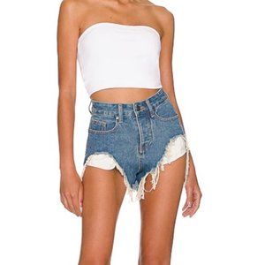 SUPERDOWN REVOLVE QUINN DENIM SHORTS 27 NWT